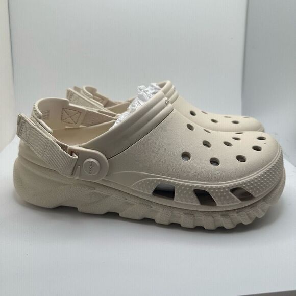 CROCS Other - CROCS DUET MAX II CLOGS BEIGE KIDS J6 - NEW